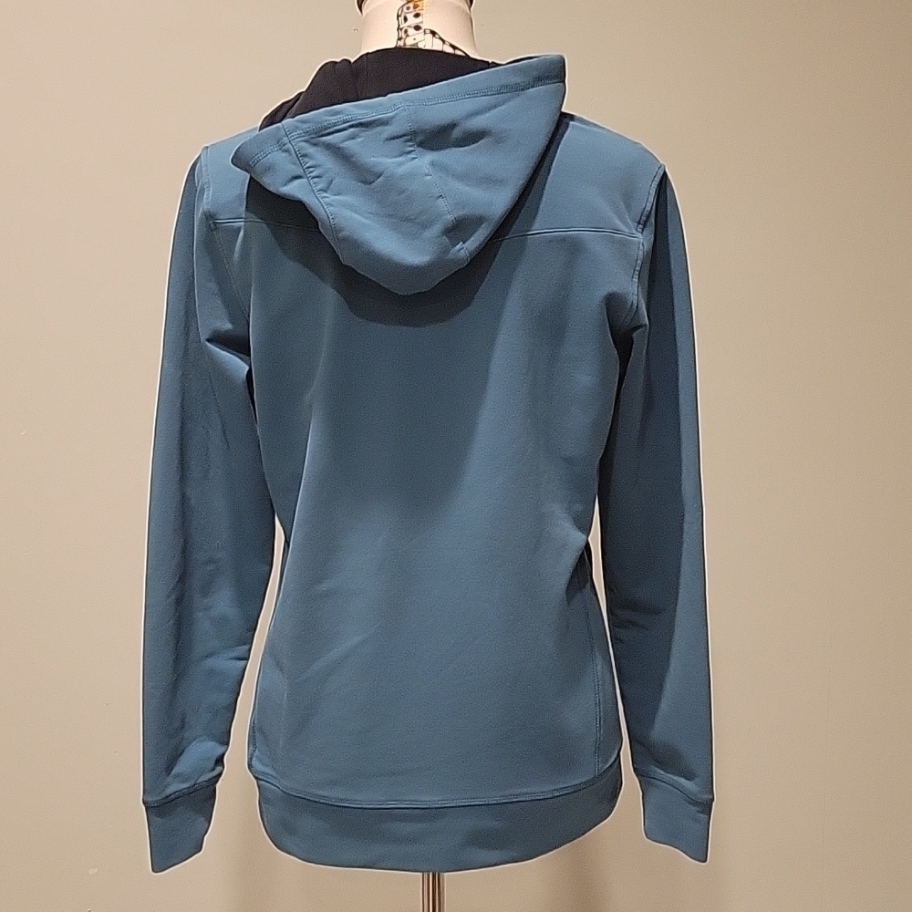 puma blue hoodie sweatshirt. Two side pockets. Size says Large. - Picture 4 of 7